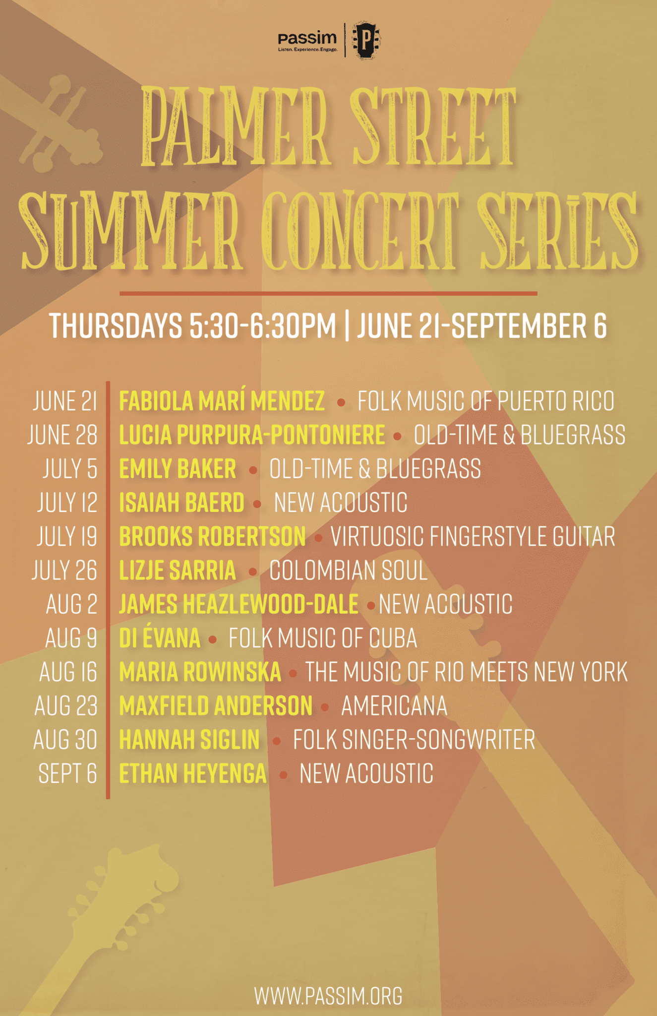 Palmer Street Series Passim